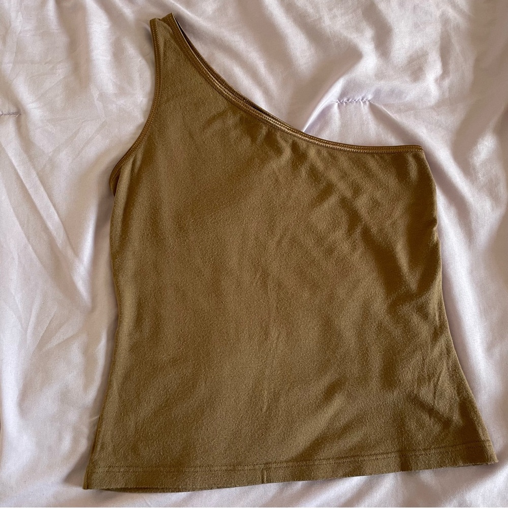 Apostrophe One Sleeve Tank Top